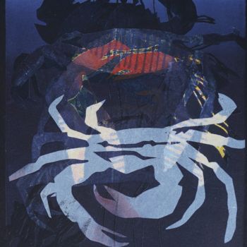Incisioni, stampe intitolato "Les pinces rouges 7" da Olivia Quintin, Opera d'arte originale, incisione