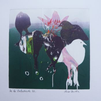Εκτυπώσεις & Χαρακτικά με τίτλο "De la balustrade 26" από Olivia Quintin, Αυθεντικά έργα τέχνης, Χαρακτική