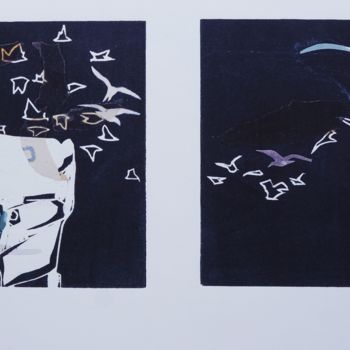 Obrazy i ryciny zatytułowany „Mirage 2” autorstwa Olivia Quintin, Oryginalna praca, Rytownictwo