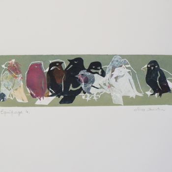 Gravures & estampes intitulée "Equipage 4" par Olivia Quintin, Œuvre d'art originale, Gravure