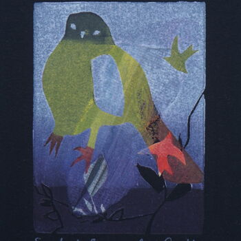 Incisioni, stampe intitolato "Songbird 8" da Olivia Quintin, Opera d'arte originale, incisione