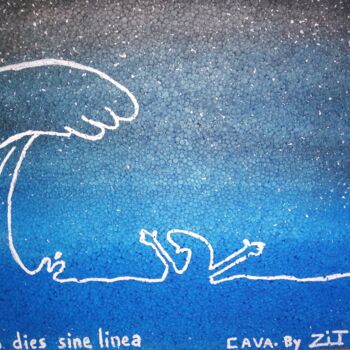 「1zit la vague nulla…」というタイトルの絵画 Olivier Alias Zit. Zit_spdcによって, オリジナルのアートワーク, スプレー式塗料