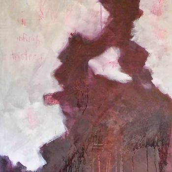 Pittura intitolato "Infinite tristeza (…" da Olivier Biarez, Opera d'arte originale, Acrilico