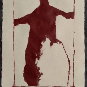 Pittura intitolato "Burgundy (Et si ce…" da Olivier Biarez, Opera d'arte originale, Acrilico