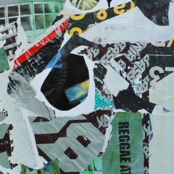 Collages titled "Reggae Attack" by Olivier Bourgin, Original Artwork, Collages