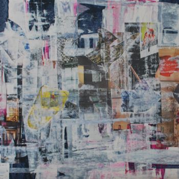 Collages titled "Acrylic series II" by Olivier Bourgin, Original Artwork, Collages