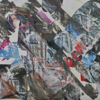 Collages intitolato "Acrylic series III" da Olivier Bourgin, Opera d'arte originale, Collages