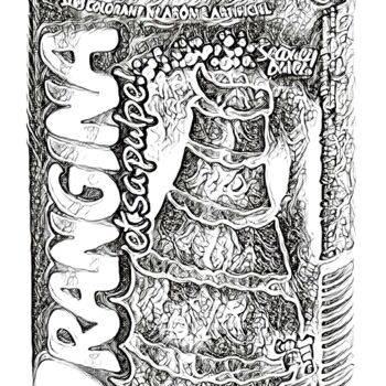 "Orangina 1#17" başlıklı Resim Olivier De Tullasky tarafından, Orijinal sanat