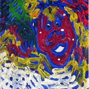 Painting titled "Soudain, en bas, le…" by Olivier Dumont, Original Artwork