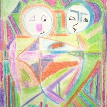 Peinture intitulée "Toi et moi" par Olivier Dumont, Œuvre d'art originale