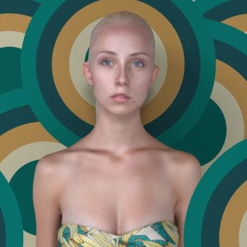Цифровое искусство под названием "fille" - Olivier Glon, Подлинное произведение искусства, 3D моделирование