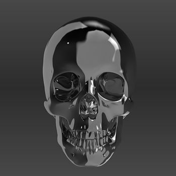 Digitale Kunst mit dem Titel "skull" von Olivier Glon, Original-Kunstwerk, 3D Modellierung