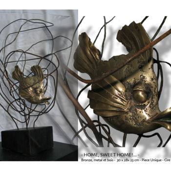 Skulptur mit dem Titel "planche-2.jpg" von Olivier Grolleau, Original-Kunstwerk, Giesserei