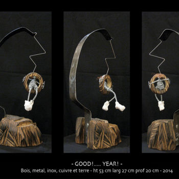 Escultura intitulada "good-year" por Olivier Grolleau, Obras de arte originais