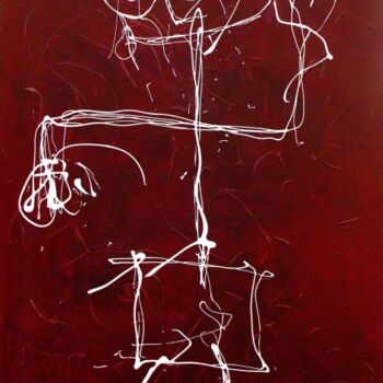Pintura titulada "Danse macabre..." por Olivier Horen, Obra de arte original, Oleo