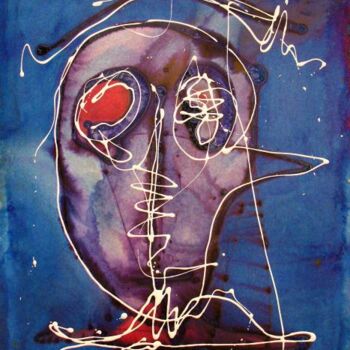 Картина под названием "Violator..." - Olivier Horen, Подлинное произведение искусства, Масло