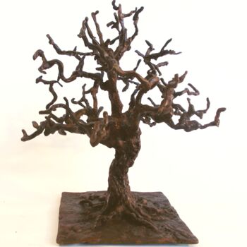 "un arbre" başlıklı Heykel Olivier Lecourtois tarafından, Orijinal sanat, Bronz