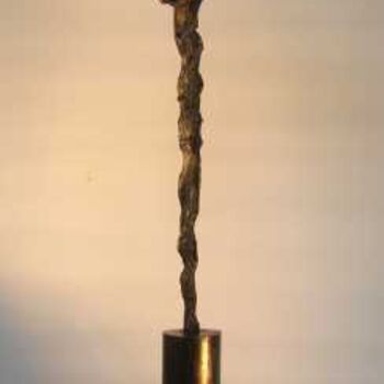 Skulptur mit dem Titel "Alberto" von Olivier Lecourtois, Original-Kunstwerk, Metalle