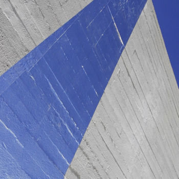 Photographie intitulée "Electric Blue 1" par Olivier Mangin, Œuvre d'art originale, Photographie numérique Monté sur Autre p…