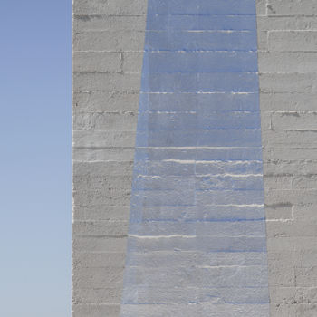 Photographie intitulée "Electric Blue 3" par Olivier Mangin, Œuvre d'art originale, Photographie numérique Monté sur Autre p…