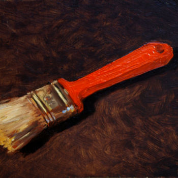Painting titled "brush" by Olivier Payeur, Original Artwork, Oil