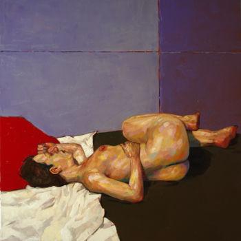 Malerei mit dem Titel "aurelie" von Olivier Payeur, Original-Kunstwerk, Öl