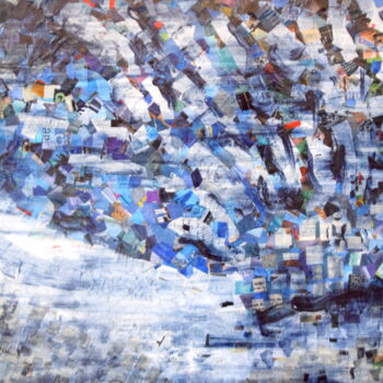 Collages titled "AltoCumulus" by Olivier Rasquin, Original Artwork, Paper cutting