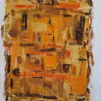 Painting titled "Terres africaines" by Olivier Caruso, Original Artwork, Oil