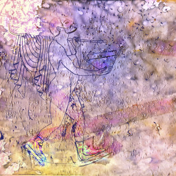 Цифровое искусство под названием "Dionysos" - Olivier Gilet, Подлинное произведение искусства, Цифровая живопись