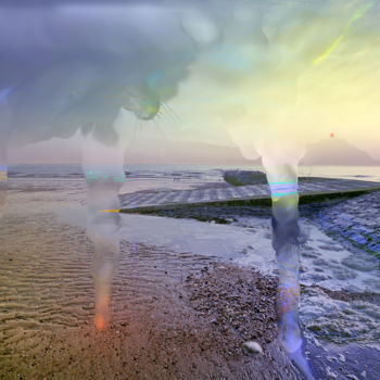 Digitale Kunst mit dem Titel "Landscaping the Nor…" von Olivier Gilet, Original-Kunstwerk, Digitale Malerei