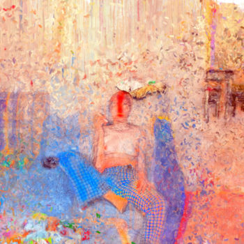 Digital Arts titled "The fate of women v…" by Olivier Gilet, Original Artwork, Digital Painting