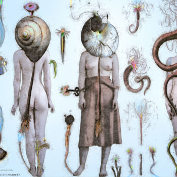 Digitale Kunst getiteld "biological concerns…" door Olivier Gilet, Origineel Kunstwerk, Digitaal Schilderwerk