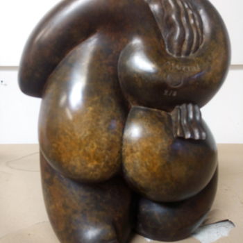 Escultura intitulada "Itäh" por Olivier Martin, Obras de arte originais, Bronze