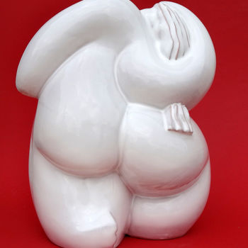 Sculptuur getiteld "itah-ceramique-jpg2…" door Olivier Martin, Origineel Kunstwerk