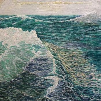 Peinture intitulée "alta mar" par Ane, Œuvre d'art originale
