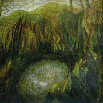 "A pond" başlıklı Tablo Olha Fedoruk tarafından, Orijinal sanat, Akrilik