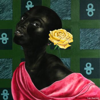 Malarstwo zatytułowany „Hold what you have” autorstwa Oluwafemi Akanmu, Oryginalna praca, Akryl