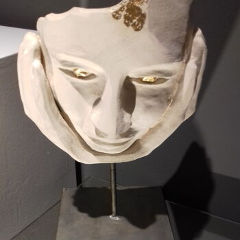 Sculpture titled "NARCISSE" by Olympe, Original Artwork, Ceramics