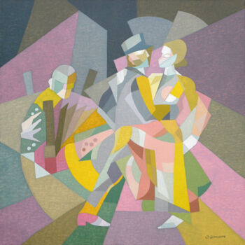 Malarstwo zatytułowany „Soft Tango, suite n…” autorstwa Omar Sorriente, Oryginalna praca, Olej