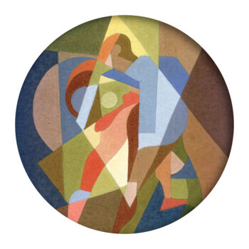 数字艺术 标题为“Mandala III (Tango)” 由Omar Sorriente, 原创艺术品, 数字打印