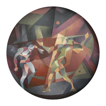 Цифровое искусство под названием "Mandala VIII (Opera)" - Omar Sorriente, Подлинное произведение искусства, Цифровая печать