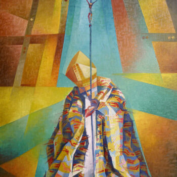 Peinture intitulée "Papa Juan Pablo II,…" par Omar Sorriente, Œuvre d'art originale, Huile