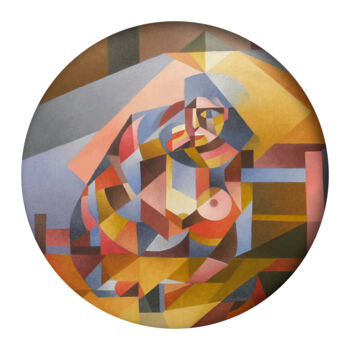 Gravures & estampes intitulée "Mandala XII (Mujer…" par Omar Sorriente, Œuvre d'art originale, Impression numérique
