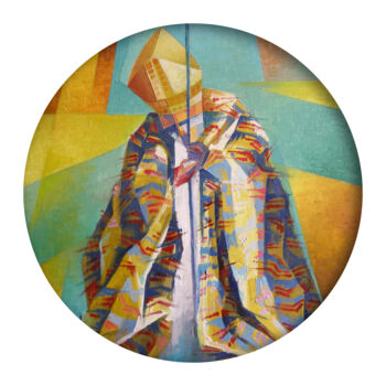 Gravures & estampes intitulée "Mandala XV (Juan Pa…" par Omar Sorriente, Œuvre d'art originale, Impression numérique