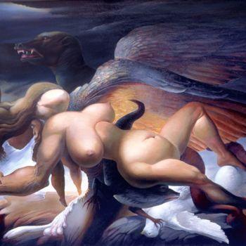 Painting titled "Birth" by Omar Kuchukhidze, Original Artwork