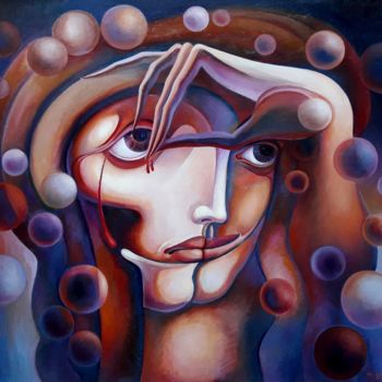 Malerei mit dem Titel "Dreams" von Omar Kuchukhidze, Original-Kunstwerk, Öl
