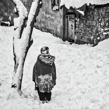 Fotografia intitulada "In Snow" por Ömer Erdoğan, Obras de arte originais, Fotografia digital