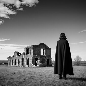 "Cloaked Woman" başlıklı Fotoğraf Ömer Erdoğan tarafından, Orijinal sanat, Dijital Fotoğrafçılık