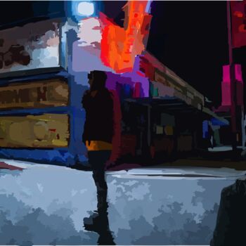 Arts numériques intitulée "Urban Encounters" par Omi Sid, Œuvre d'art originale, Photo montage