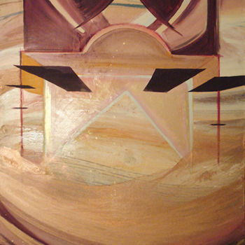 Painting titled "totem.jpg" by Omkara, Original Artwork, Acrylic